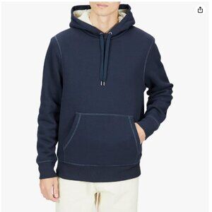 NWT - Amazon Essentials Men's Hoodies, Sherpa-Lined Pullover - Navy - XXL